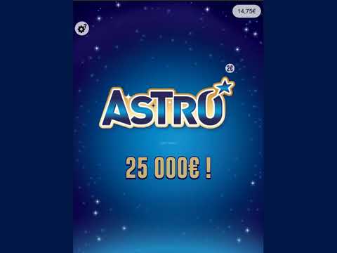 Le nouveau Astro FDJ gagnant avec 25 000 € !