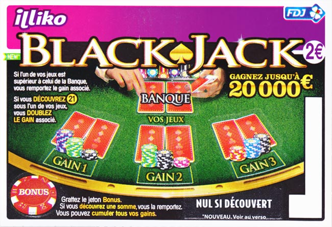 Comment gagner au blackjack jeux a gratter
