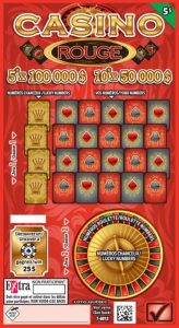 Présentation du Billet à gratter Casino Rouge