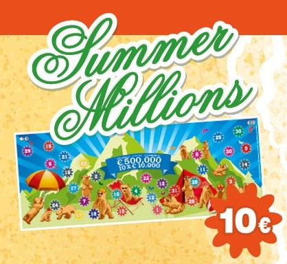 aperçu du ticket de grattage Summer Millions