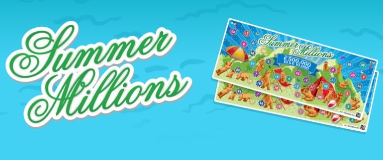 concours pour tenter de gagner un billet à gratter Summer Millions