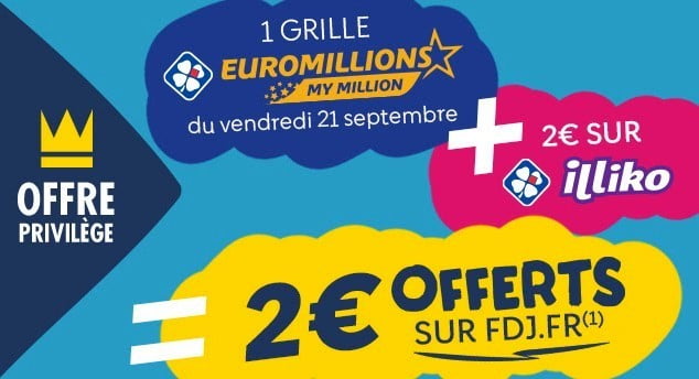 Participer à l'offre privilège EuroMillions