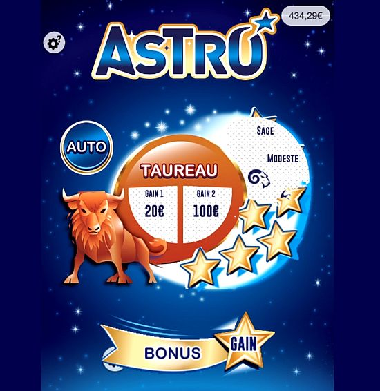 le Taureau à gratter du Astro