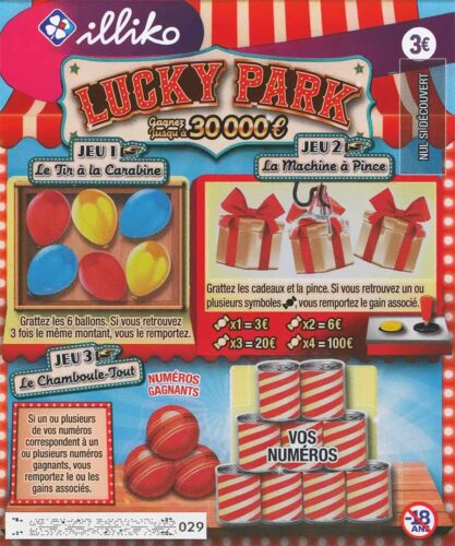 ticket FDJ Lucky Park 2023