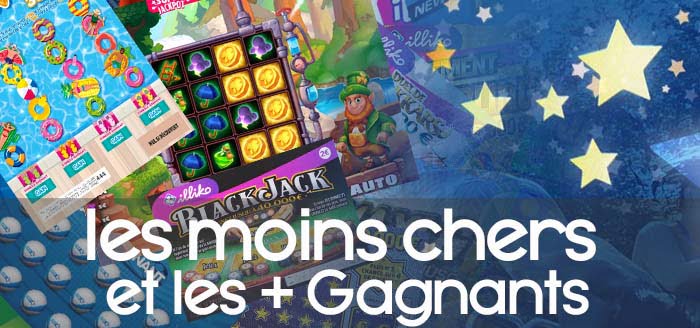 jeux les moins chers et les plus gagnants