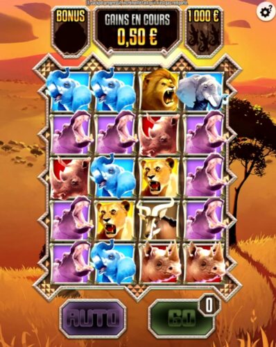 Le jeu Super Jackpot Safari Fury
