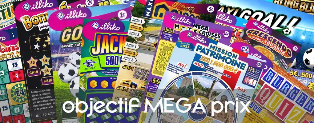 sélection de jeux pour décrocher Méga Gros Prix