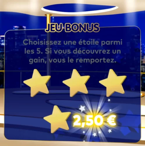 jeu Bonus gagnant