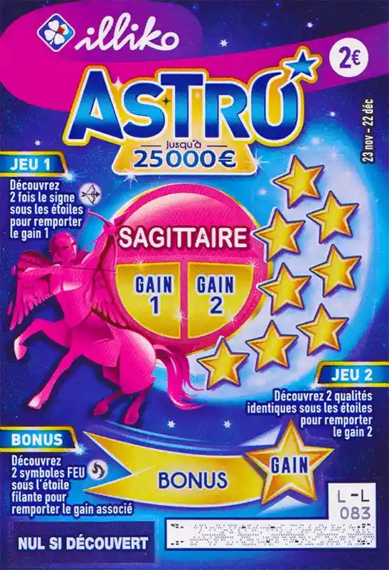 Ticket Astro Sagittaire